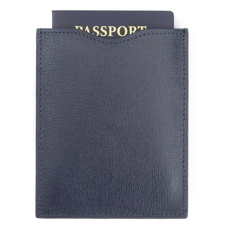 Royce RFID Blocking Saffiano Leather Passport