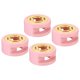 thumbnail image 5 of Calentador de sello de cera, paquete de 2 derretidores de sello de cera herramienta de horno de olla de estufa de fusión retro para cuentas de sellado de cera sello sobre de carta, rosa, 5 of 5
