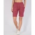 thumbnail image 2 of 4 Pack: Women's 7" Bermuda Long High Waisted Shorts With Pockets - Casual Running Workout Athletic (Available In Plus), 2 of 6