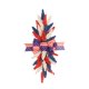 thumbnail image 2 of Independence Day Wreath Red White Blue Ears Hanging Decoration Building Hanging Door Hanging Holiday Party Decoration, 2 of 9