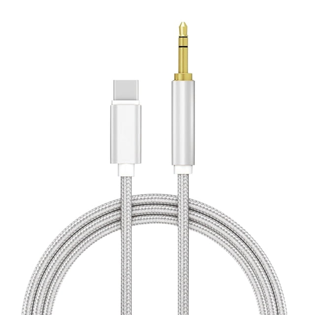 Usb tipo C a 3,5 mm Aux Cable de audio Auricular Altavoz Auricular Jack Adaptador Coche Aux para Samsung