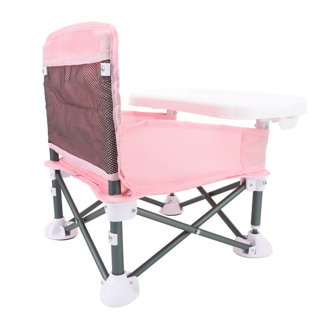 Asiento Elevador ANGGREK Plegable Portátil para Bebé Con Bandeja de Comida Extraíble Y Correas de Seguridad