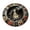 F, variant on 3D Halloween Rug, Spooky Ghost 3D Illusion Quilted Round Mat, Soft Non-Slip Fabric Modern Home Decor,35"