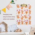 thumbnail image 7 of FMSHPON Cute Kitten Cat Paws Love Heart Stars Clipboard Hardboard Wood Nursing Clip Board and Pull for Standard A4 Letter 13x9 inches, 7 of 7