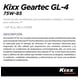 thumbnail image 2 of Aceite Transmisión Manual Kixx Geartec Gl-4, 75w-85 1l, 2 of 5