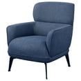 thumbnail image 3 of Fitzgerald Blue Accent Chair with Metal Leg, 3 of 7