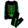 The Children's Place Baby & Toddler Long Sleeve Skeleton Glow Pajamas