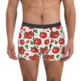 thumbnail image 1 of Balery Hand Drawn Tomatoes Calzoncillos bóxer para hombre, ropa interior de algodón suave y transpirable con cinturilla de nailon-XX-Large, 1 of 5
