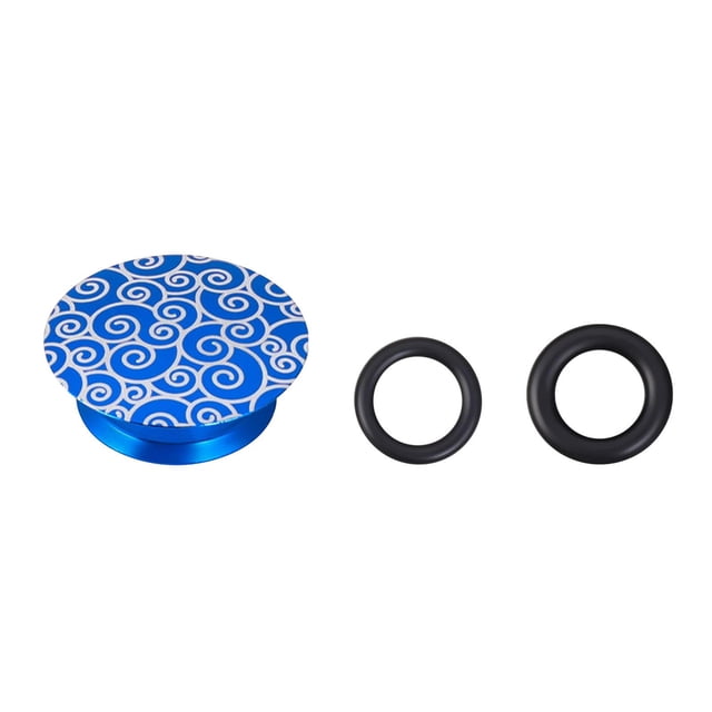 S SERENABLE Crank Cover, Anti Dust Scratch Resistant Aluminium Alloy Caps for Repair Blue