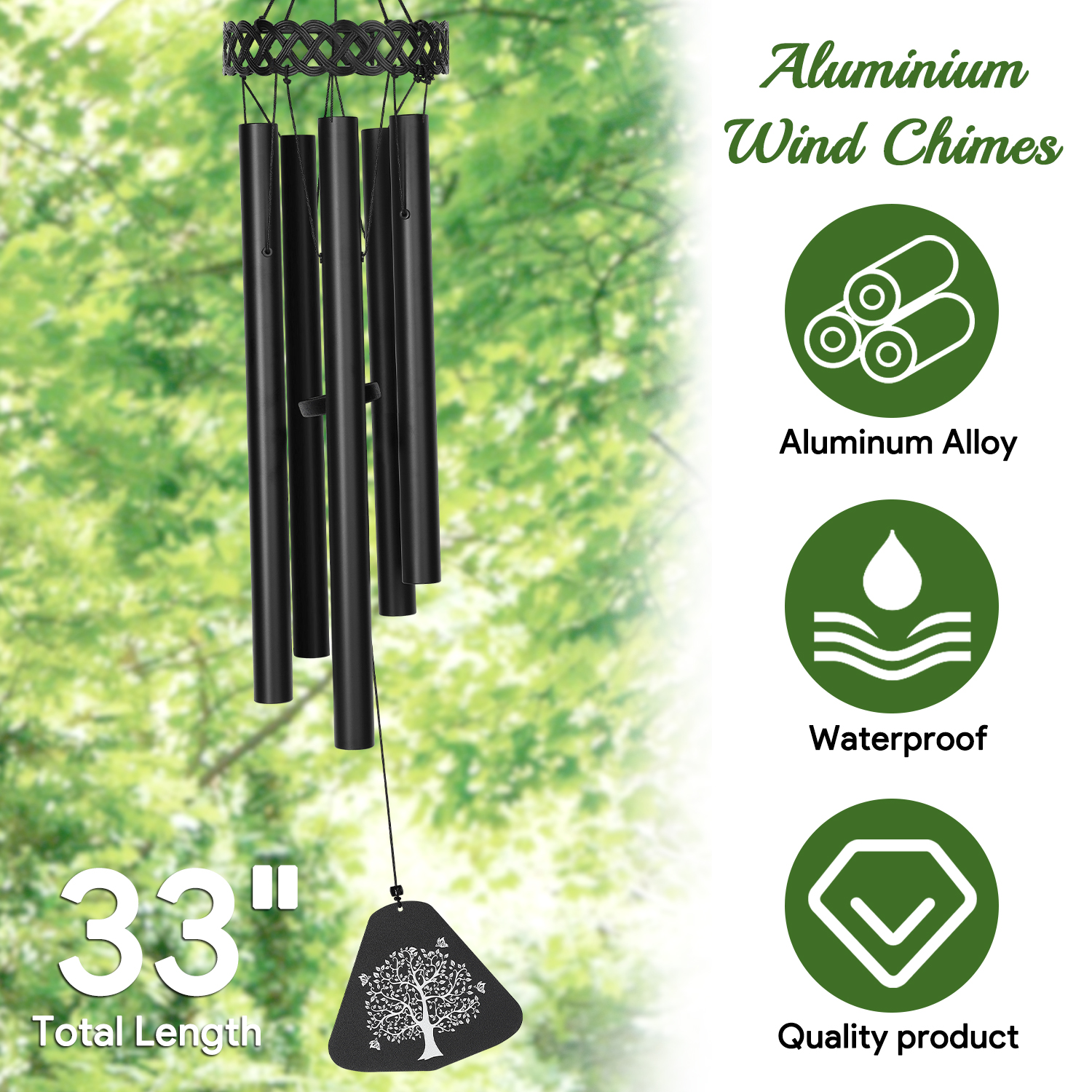 Livhil Memorial Wind Chimes 33 Inch photo 6