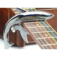 thumbnail image 2 of Coofit Guitar Capo Multi-purpose Creative Shark Metal Ukulele Capo Guitar Accessory, 2 of 9