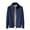 Dark Blue, variant on TFEOQRY Casual Jacket for Men Solid Color Zipper Overcoat with Pockets Long Sleeve Hoodless Outwear Black