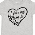 thumbnail image 4 of Inktastic I Love My Mom and Dad in Black Chalk Heart Boys or Girls Toddler T-Shirt, 4 of 5