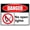 Warning Sign 6, variant on Danger No Open Lights Sign - 8"x12" Vintage Metal Warning Sign for Home Farm Bar Coffee Shop Club, Flammable Area, Gas Storage, Fire Prevention