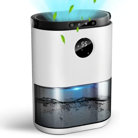 

BOBOO 5-Pint Dehumidifier with Timer 4500 Cubic Feet Auto Defrost Ultra Quiet for Home Large Room Bathroom Garage RV