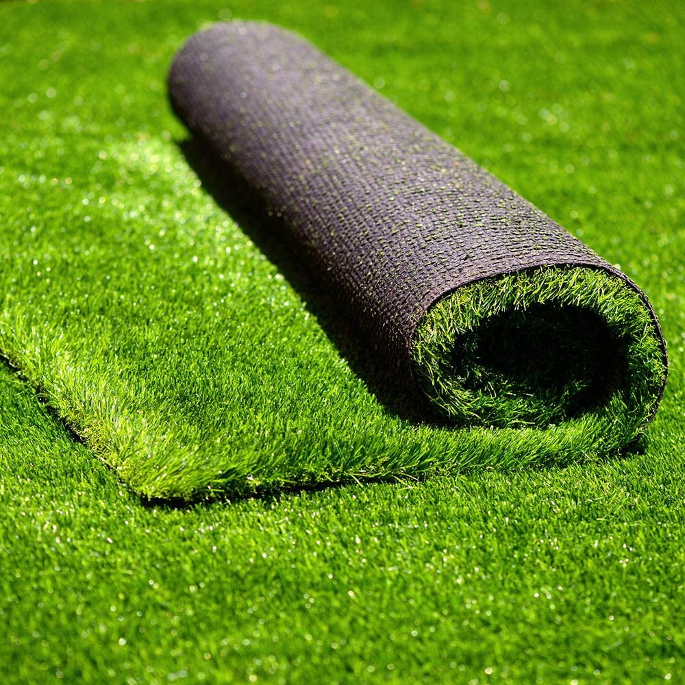 Squash 7mm Artificial Grass 3m x 4m Garden Plastic Lawn Turf Astro Green Fake 