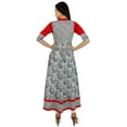 thumbnail image 6 of Bimba Women Anarkali Cotton Kurti Designer Clothing Kurta Blouse 3/4 Sleeve, 6 of 8
