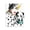 Dalmatian Muse Fashion Portrait, variant on Stupell Industries Traditional Trendy Dalmatian Muse Black Framed Print Under Glass, 13 x 16, by Svetlana Aleynikova