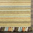 thumbnail image 5 of SAFAVIEH Montauk Lorenzo Striped Cotton Area Rug, Green/Multi, 8' x 10', 5 of 7