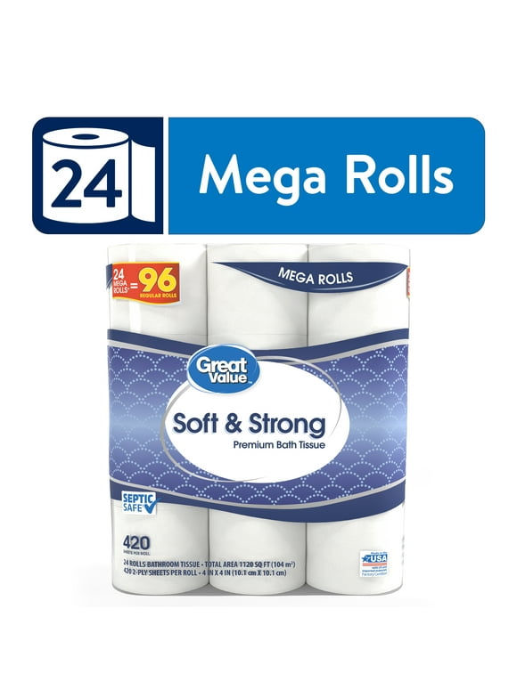 Great Value Toilet Paper in Toilet Paper