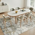 thumbnail image 5 of SIXHOME 6'x9' Area Rugs for Living Room Modern Abstract Area Rugs Machine Washable Rugs Soft Neutral Carpet Rugs for Bedroom Dining Room Office Aesthetic Home Decor Non Slip Rug Brown, 5 of 7