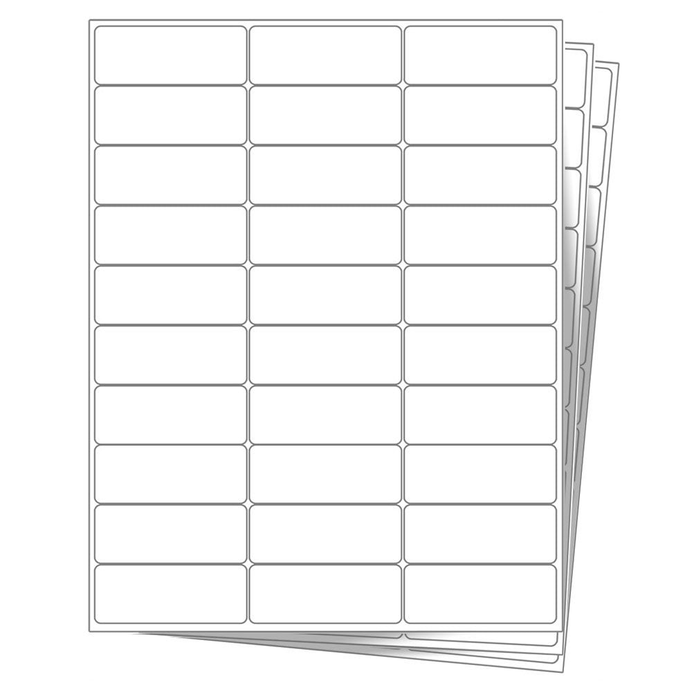 750 Shipping Labels 2 5/8 x 1 inches Mailing Address Inventory Blank