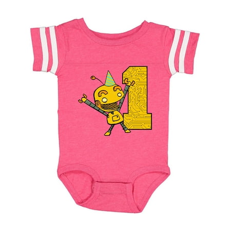 

Inktastic Robot 1st Birthday Gift Baby Boy or Baby Girl Bodysuit