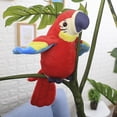 thumbnail image 5 of Juguete eléctrico con forma de loro parlante, lindo registro de voz que se repite, 5 of 5