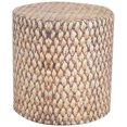 thumbnail image 1 of Delsit Pouf and Footstool Ottoman - Waterproof Round Stool for Indoor and Outdoor Use, Room Decor & Furniture with Removable Cover, Made in Europe, 1 of 5