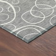 thumbnail image 3 of Addison Rugs Chantille Indoor/Outdoor Transitional Geometric Gray Machine Washable Round Rug, 8' x 8', 3 of 8