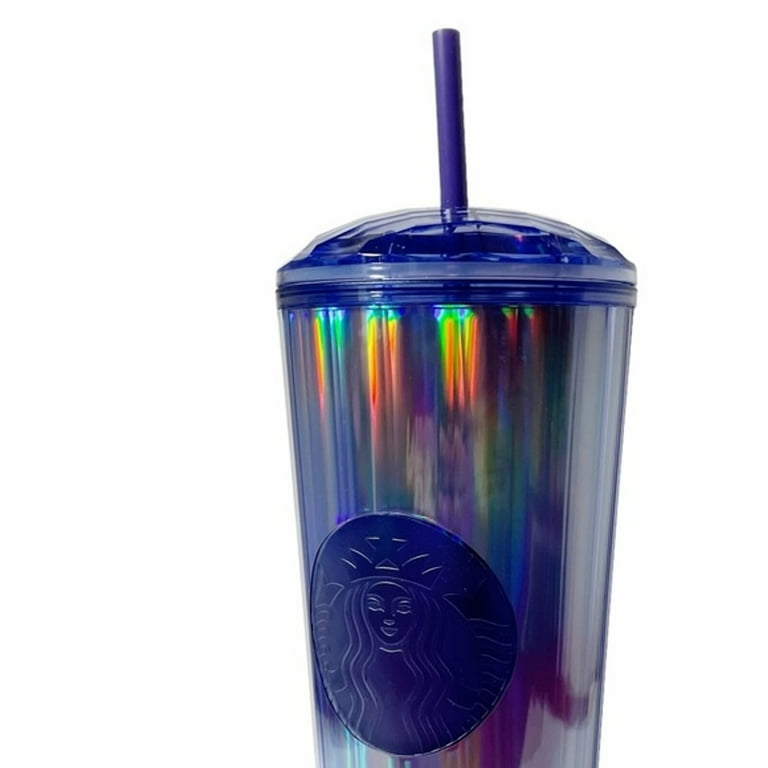 NWT Starbucks Summer 2022 Purple Kaleidoscope Dome Cold Cup Tumbler