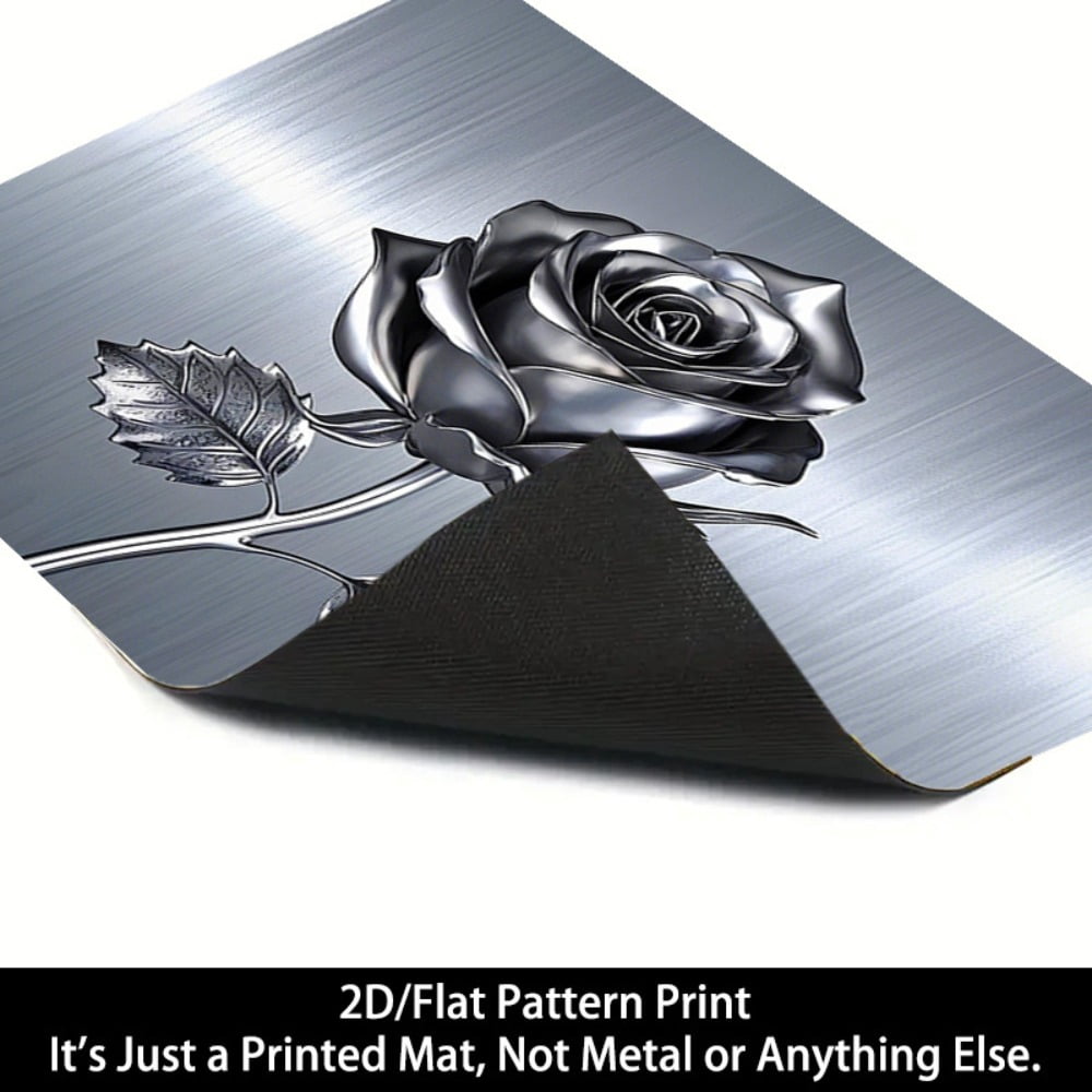 1 2D/flat stove cover protection pad, embossed rose pattern design, 28.3x20.5 inches (72×52cm), easy to clean, perfectly suitable for any kitchen, washing machine, dryer, stove panel protection pad,