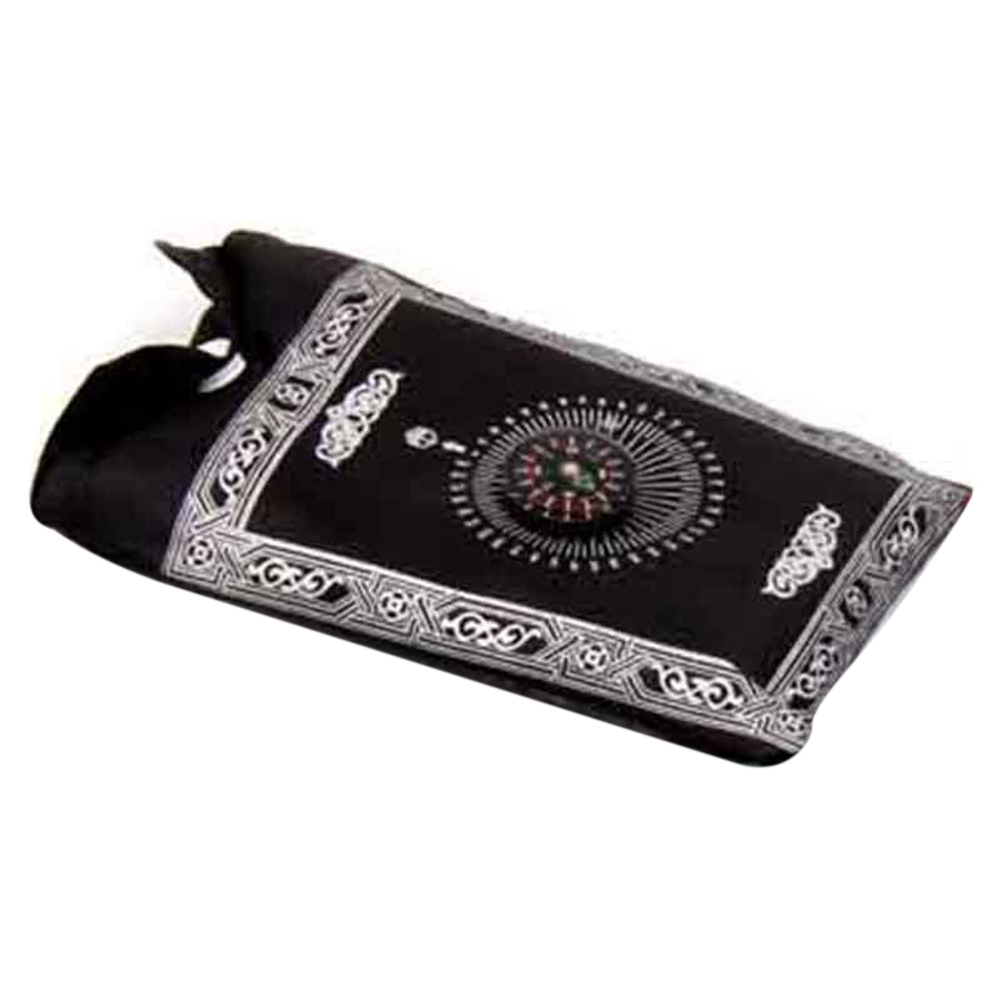 Muslim Prayer Rug Prayer Mat Portable 100*60cm 4 Color Collectibles in