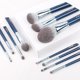 thumbnail image 3 of MyDestiny Azure Blue-Juego de brochas de maquillaje, 11 piezas, fibra supersuave, alta calidad, base para cara y ojos, sombra de ojos en polvo, 3 of 5