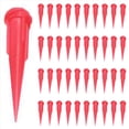 thumbnail image 1 of Aguja de Dispensador de Pegamento de Cabeza de Pin Conica de Plastico,25 Calibre, 0.26mm Tamano de Apertura, Rojo (Paquete de 600), 1 of 3