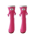 thumbnail image 6 of Xinwanna Magnetic Hand Holding Socks Novelty Couple Socks Funny Matching Socks Gifts for Men Women Best Friends (Light Blue,One Size), 6 of 13