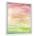 thumbnail image 3 of Designart 'Abstract Sunset With Pink Green and Beige' Modern Framed Canvas Wall Art Print, 3 of 5
