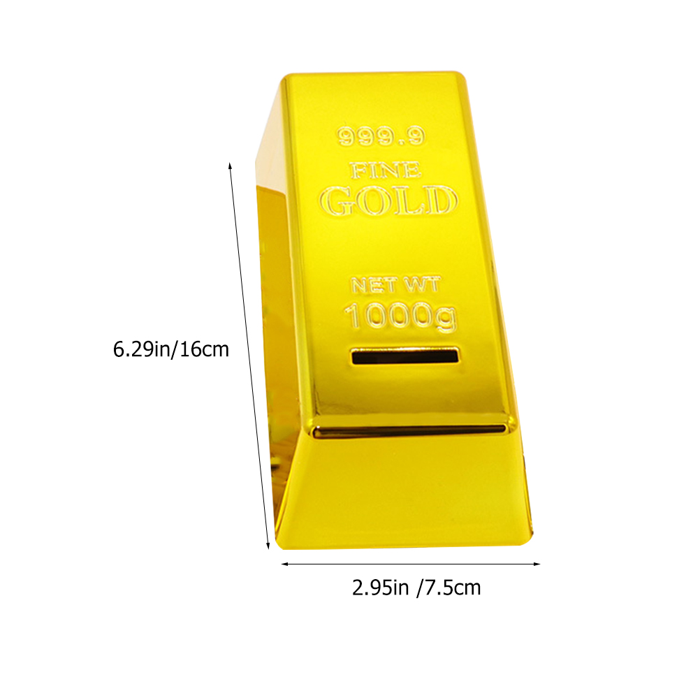 Gold bar Gold Bar Piggy Bank Simulated Gold Bar Money Box Gold Bar
