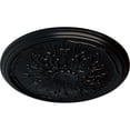 thumbnail image 3 of Ekena Millwork 15 3/4"OD x 5/8"P Luton Ceiling Medallion (Fits Canopies up to 1 1/8"), Hand-Painted Jet Black, 3 of 6