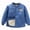 Blue, variant on DJDLJWCJ Girls Quilted Jacket Fleece Lined Winter Warm Thicken Jacket Solid Color Casual Down Coat Pink Size 4T