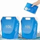 thumbnail image 1 of 2-Pack Foldable Water Storage Bag, 10L Portable Collapsible Water Container for Outdoor Activities, Camping, Hiking, Picnic, and BBQ Use, 1 of 5