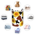 thumbnail image 4 of Fotbe Sunflower Cow Cesto de Ropa con Asas, Cesto Impermeable de Gran Capacidad, Bolsa de Lavado para Dormitorio, Cesto de Ropa con Ruedas y Asas-Medium, 4 of 6