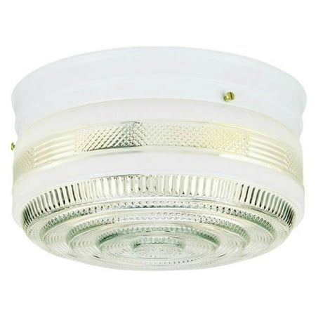 

Westinghouse 66238 Two-Light Indoor Flush-Mount Ceiling Fixture White