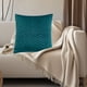 thumbnail image 5 of pstuiky Juego de almohadas plisadas de terciopelo de color liso cojín para sofá cojín para cabecera soporte lumbar para oficina protección lumbar, 5 of 6