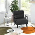 thumbnail image 2 of Gymax Convertible Sofa Bed 4-in-1 Folding Arm Chair Sleeper w/ 6-Position Adjustable Backrest, 2 of 10
