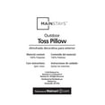 thumbnail image 4 of Mainstays Brand 16" Square Fall Truck Outdoor Throw Pillows with Welt, Set of 2, 4 of 5