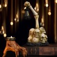 thumbnail image 2 of Escultura Calavera Fantasma Figura La Muerte Resina Halloween para Habitación Del, 2 of 9