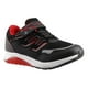 thumbnail image 2 of Tenis LUX niño ajustable resistentes negro 21, 2 of 4