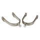 thumbnail image 1 of Korsteel - Espuelas intercambiables para mujer señora (Plateado), 1 of 2