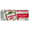 thumbnail image 6 of Canada Dry Caffeine Free Zero Sugar Cranberry Ginger Ale Soda Pop, 12 fl oz, 12 Pack Cans, 6 of 8